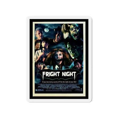 FRIGHT NIGHT (2) 1985 Movie Poster - Refrigerator Magnet - The Sticker Space