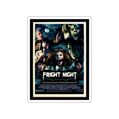 FRIGHT NIGHT (2) 1985 Movie Poster STICKER Vinyl Die-Cut Decal 6 Inch - The Sticker Space