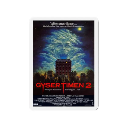 FRIGHT NIGHT 2 (DANISH) 1988 Movie Poster - Refrigerator Magnet - The Sticker Space