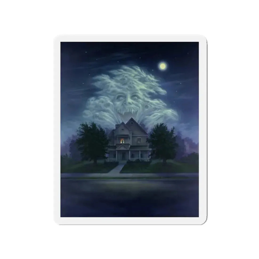 FRIGHT NIGHT (ART ONLY) 1985 Movie Poster - Refrigerator Magnet 2 Inch - The Sticker Space