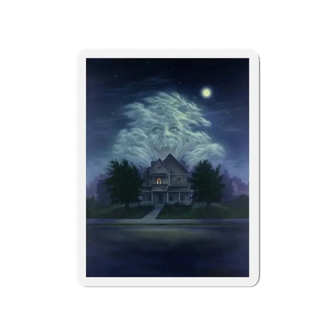 FRIGHT NIGHT (ART ONLY) 1985 Movie Poster - Refrigerator Magnet 5 Inch - The Sticker Space