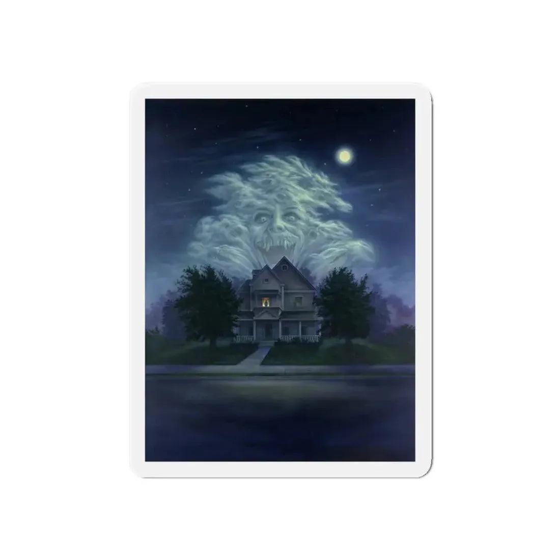 FRIGHT NIGHT (ART ONLY) 1985 Movie Poster - Refrigerator Magnet 6 Inch - The Sticker Space