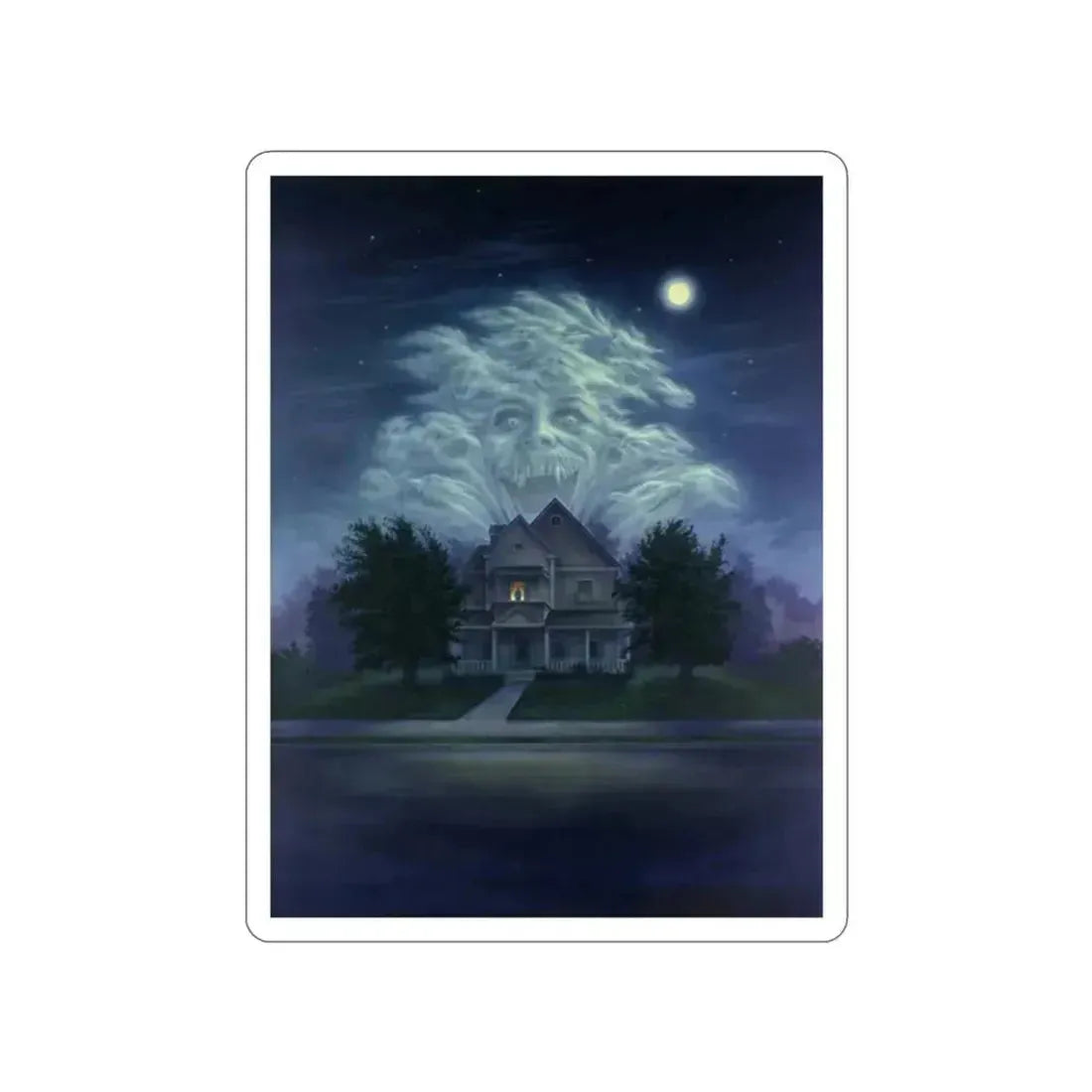 FRIGHT NIGHT (ART ONLY) 1985 Movie Poster STICKER Vinyl Die-Cut Decal 2 Inch - The Sticker Space