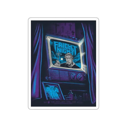FRIGHT NIGHT (MONDO) 1985 Movie Poster STICKER Vinyl Die-Cut Decal 6 Inch - The Sticker Space