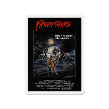 FRIGHTMARE 1981 Movie Poster - Refrigerator Magnet 2 Inch - The Sticker Space