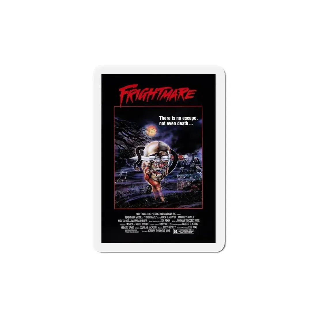 Frightmare 1983 Movie Poster Refrigerator Magnet - The Sticker Space