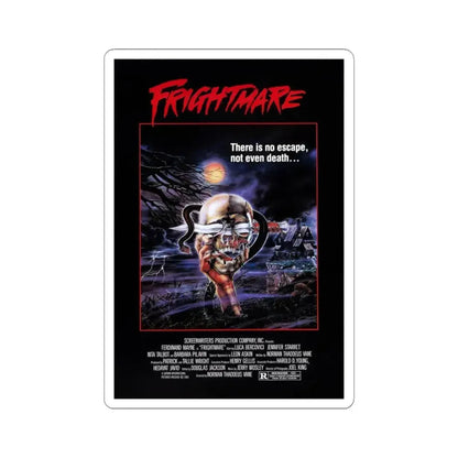 Frightmare 1983 Movie Poster - STICKER Vinyl Kiss-Cut Decal 4 Inch White - The Sticker Space