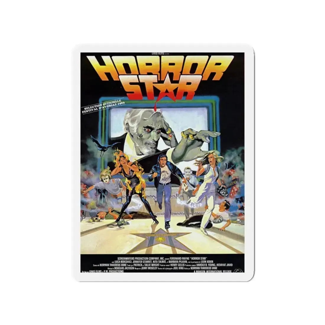 FRIGHTMARE (FRENCH) 1981 Movie Poster - Refrigerator Magnet 3 Inch - The Sticker Space