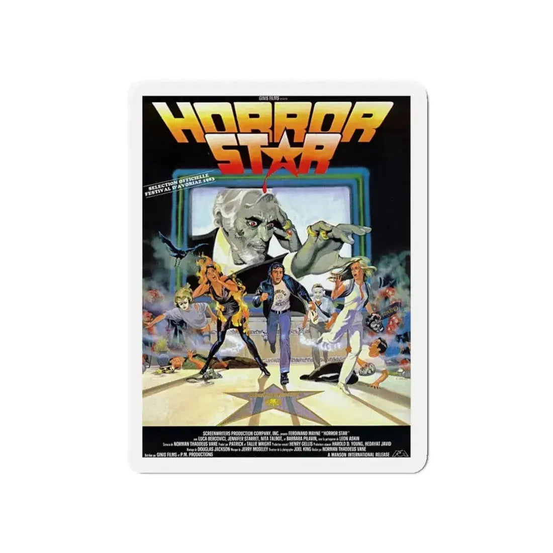 FRIGHTMARE (FRENCH) 1981 Movie Poster - Refrigerator Magnet - The Sticker Space