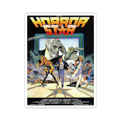 FRIGHTMARE (FRENCH) 1981 Movie Poster - STICKER Vinyl Kiss-Cut Decal 4 Inch White - The Sticker Space