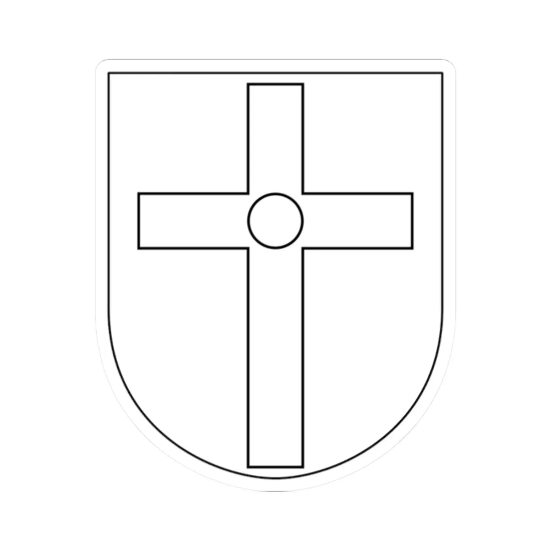 Färila socken vapen (Sweden) (Coat of Arms) STICKER Vinyl Kiss-Cut Decal 2 Inch White - The Sticker Space