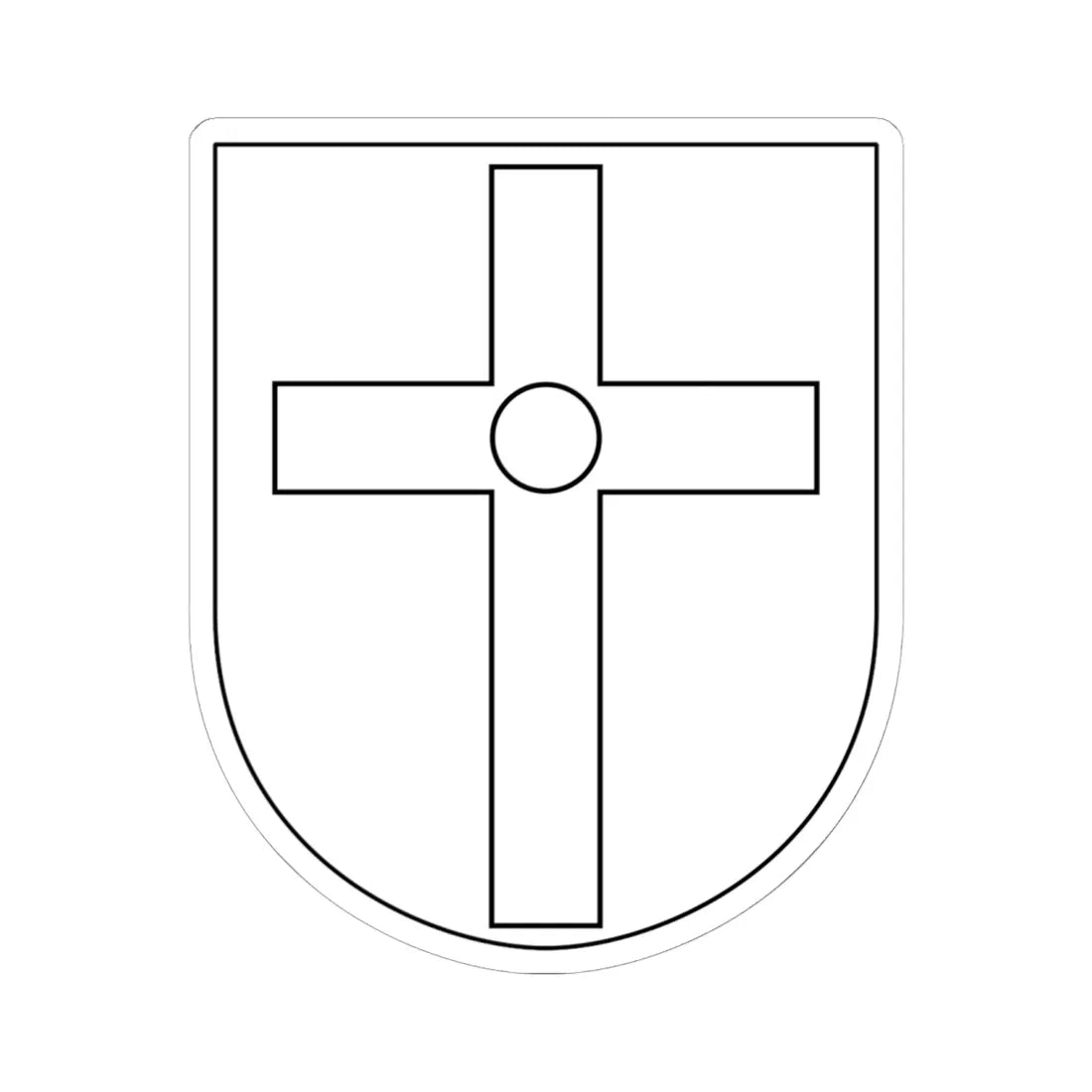 Färila socken vapen (Sweden) (Coat of Arms) STICKER Vinyl Kiss-Cut Decal 6 Inch White - The Sticker Space