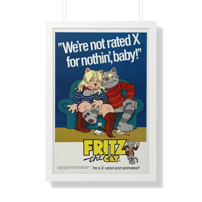 FRITZ THE CAT 1972 - Framed Movie Poster-20" x 30"-The Sticker Space