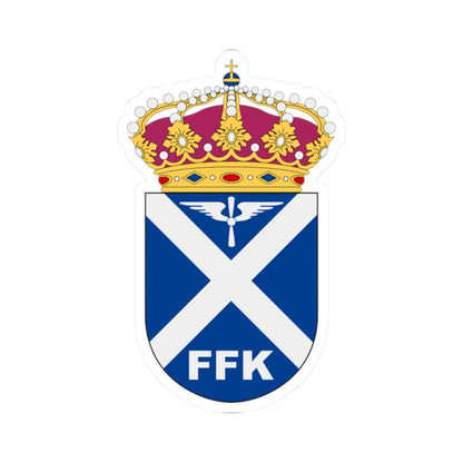 Frivilliga flygkåren vapen (Sweden) (Coat of Arms) STICKER Vinyl Kiss-Cut Decal 2 Inch White - The Sticker Space