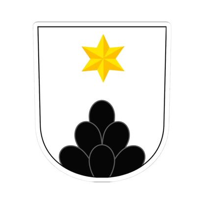 Fründsberg-ZH-blazon (Switzerland) (Coat of Arms) STICKER Vinyl Kiss-Cut Decal 3 Inch White - The Sticker Space