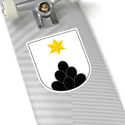 Fründsberg-ZH-blazon (Switzerland) (Coat of Arms) STICKER Vinyl Kiss-Cut Decal - The Sticker Space