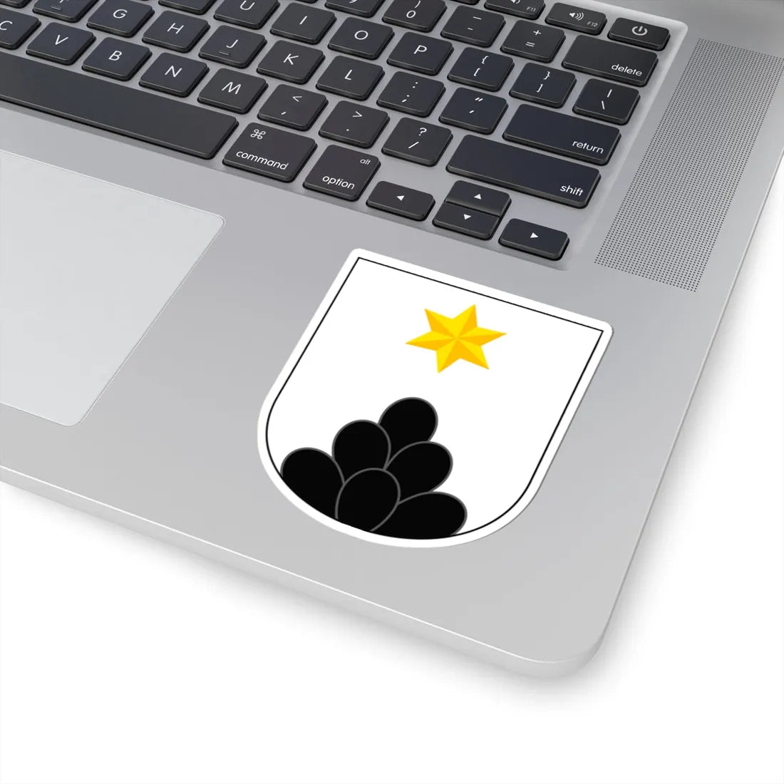 Fründsberg-ZH-blazon (Switzerland) (Coat of Arms) STICKER Vinyl Kiss-Cut Decal - The Sticker Space