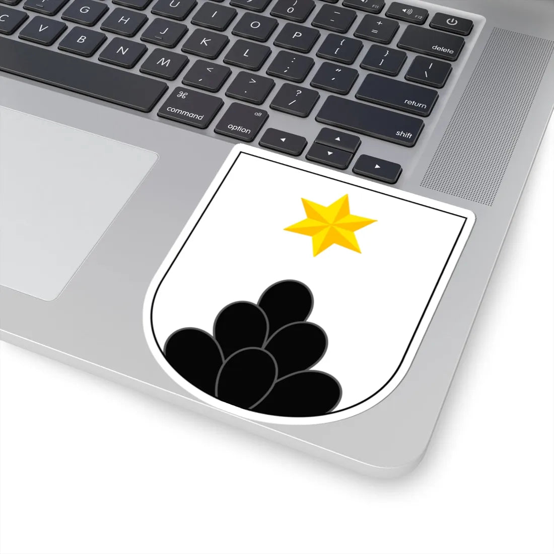 Fründsberg-ZH-blazon (Switzerland) (Coat of Arms) STICKER Vinyl Kiss-Cut Decal - The Sticker Space