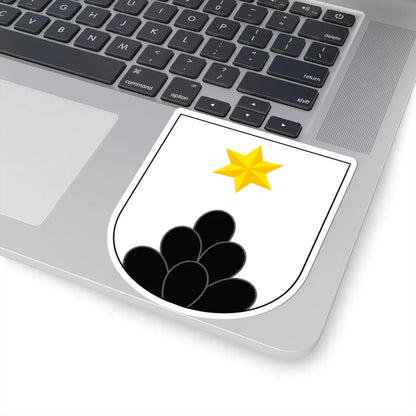 Fründsberg-ZH-blazon (Switzerland) (Coat of Arms) STICKER Vinyl Kiss-Cut Decal - The Sticker Space