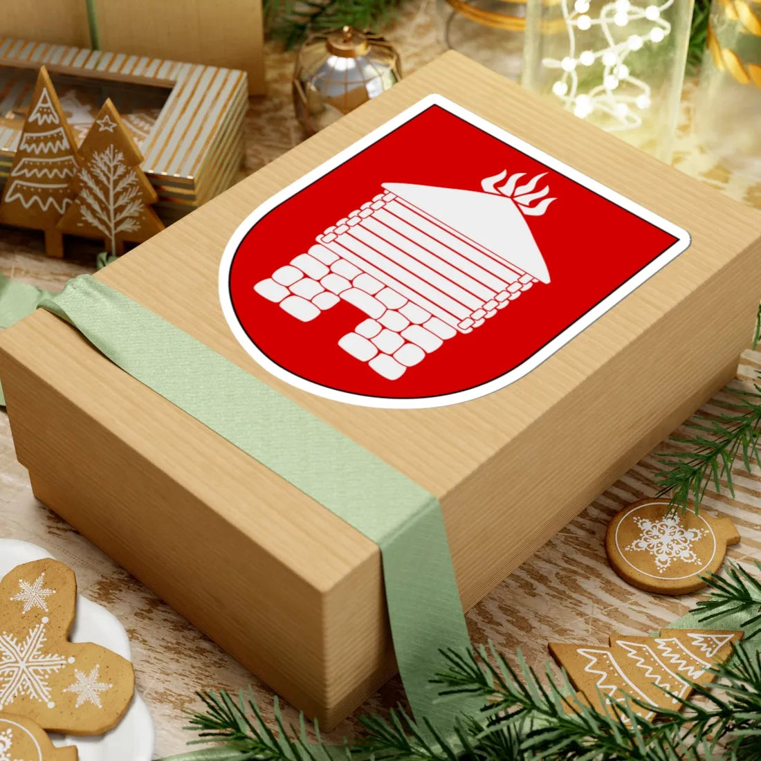 Färnebo-Värmlandsberg-vapen (Sweden) (Coat of Arms) STICKER Vinyl Kiss-Cut Decal - The Sticker Space