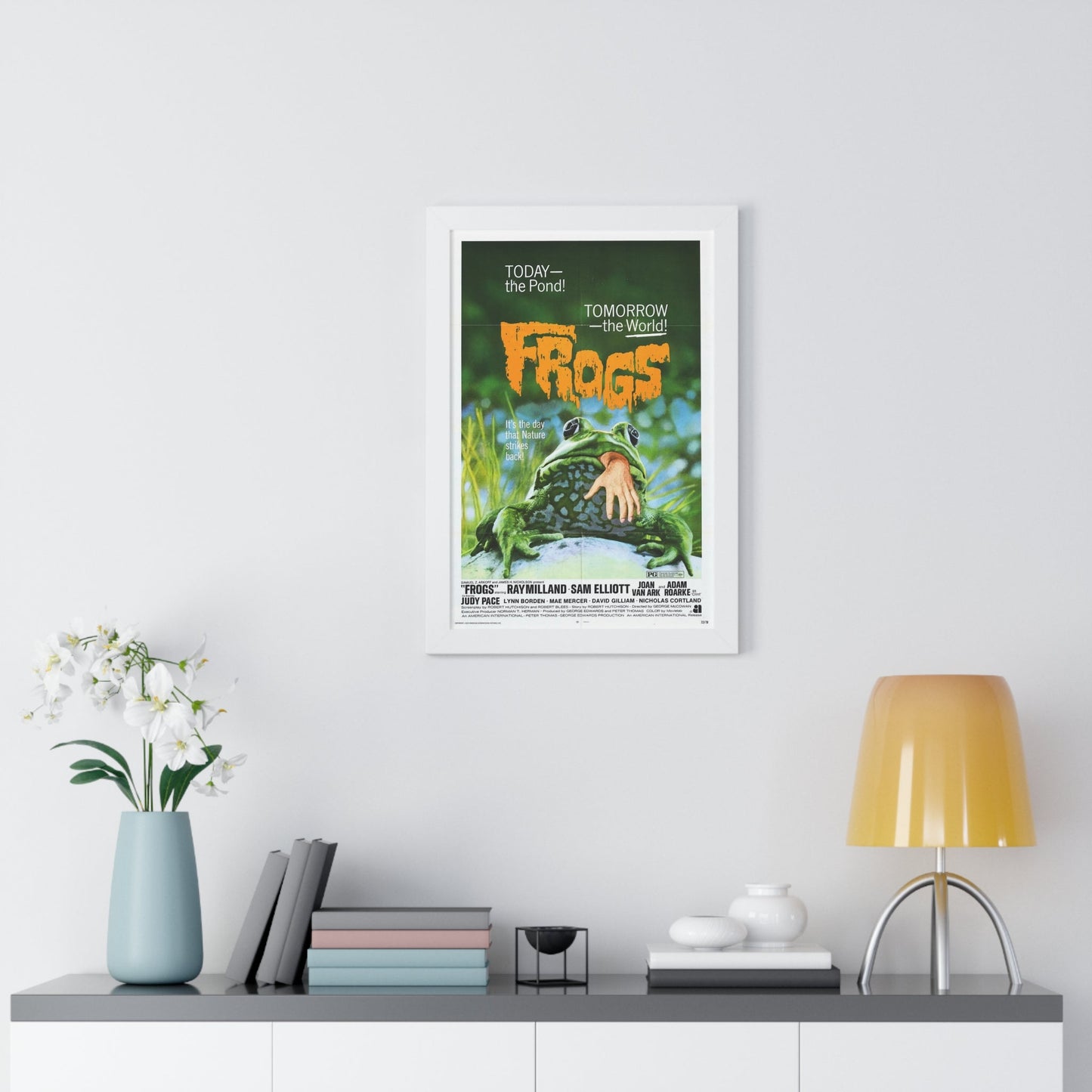 FROGS 1972 - Framed Movie Poster-The Sticker Space