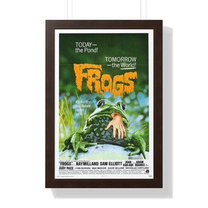 FROGS 1972 - Framed Movie Poster-16″ x 24″-The Sticker Space