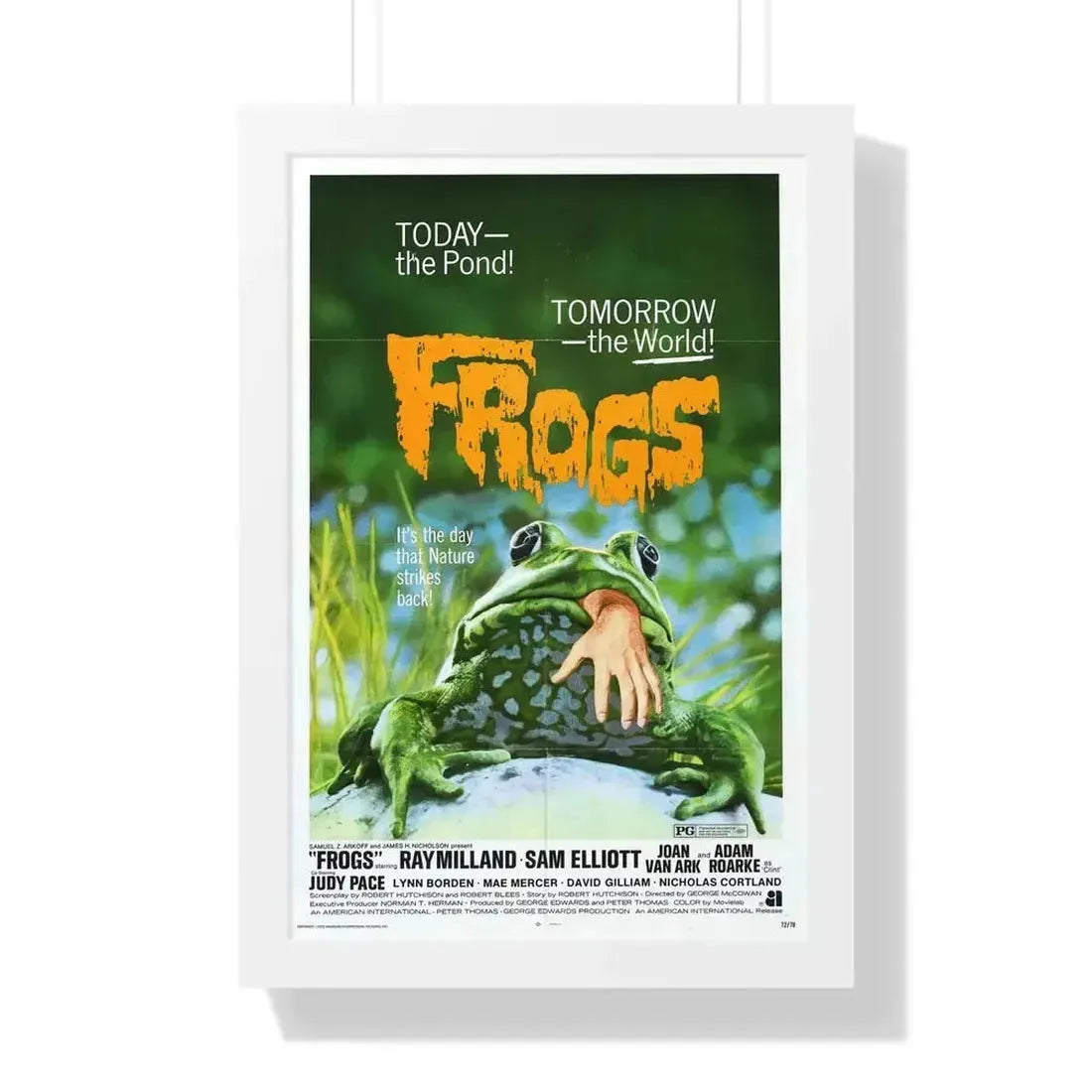 FROGS 1972 - Framed Movie Poster - The Sticker Space