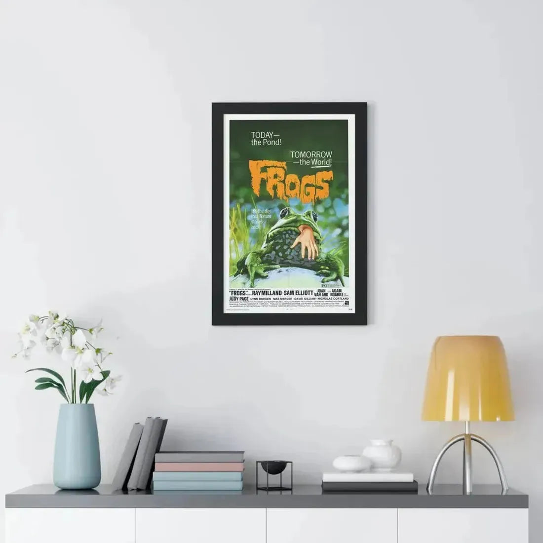 FROGS 1972 - Framed Movie Poster - The Sticker Space