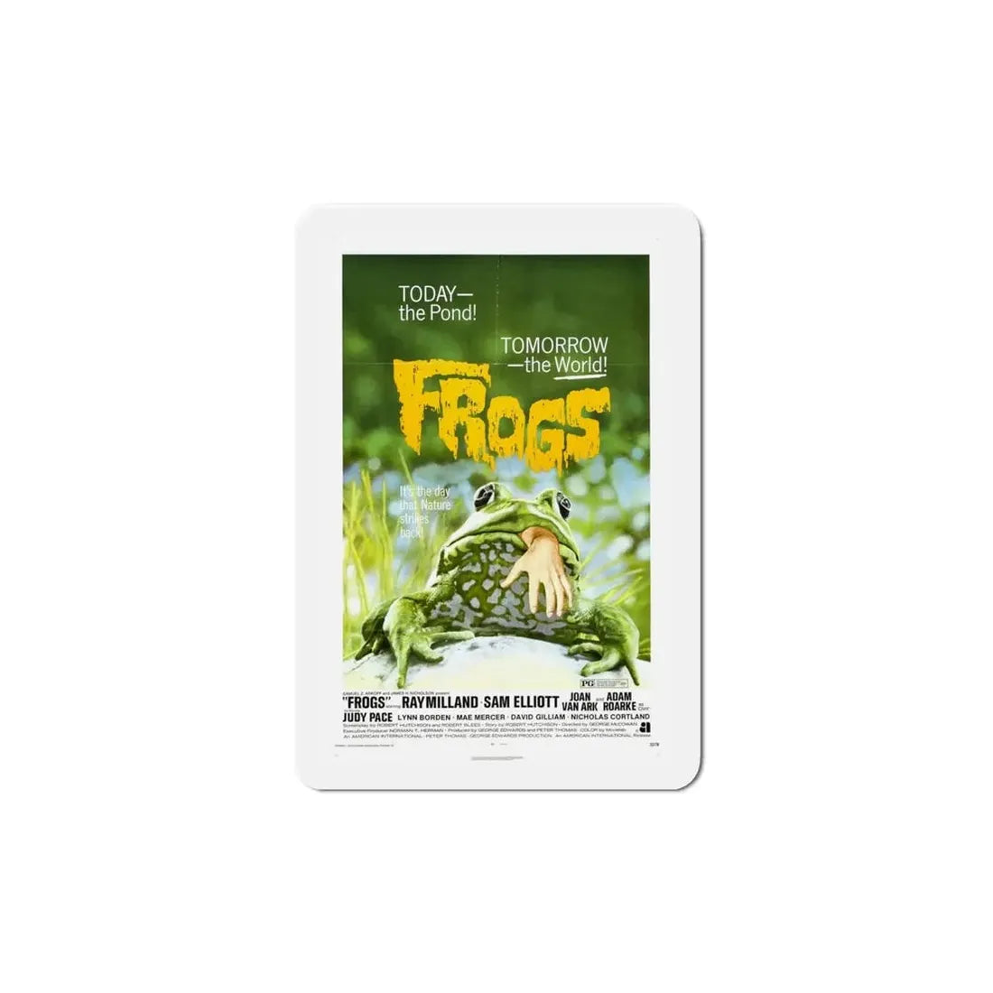 Frogs 1972 Movie Poster Refrigerator Magnet - The Sticker Space