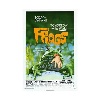 FROGS 1972 - Paper Movie Poster - The Sticker Space