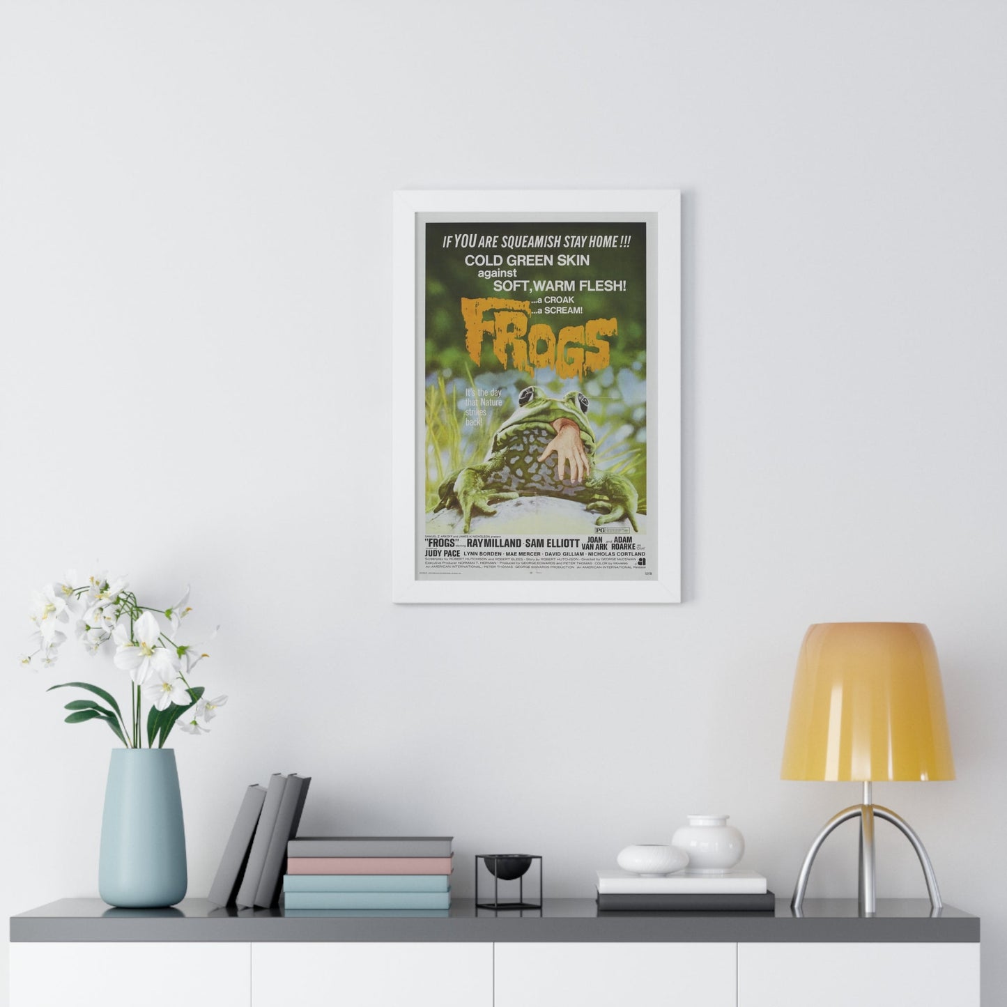 FROGS (2) 1972 - Framed Movie Poster-The Sticker Space