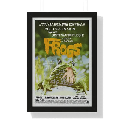 FROGS (2) 1972 - Framed Movie Poster 16″ x 24″ Black - The Sticker Space