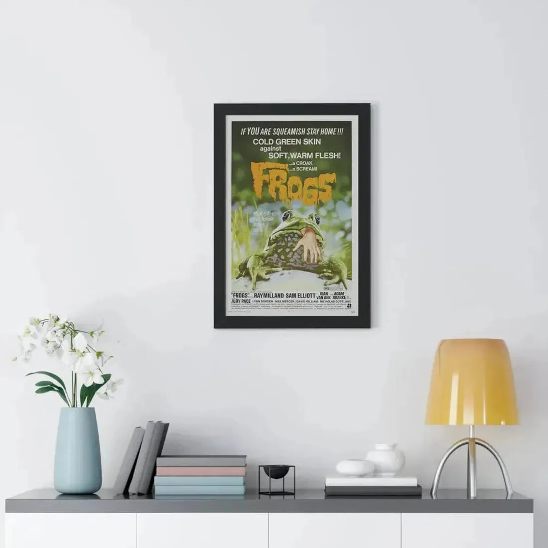 FROGS (2) 1972 - Framed Movie Poster - The Sticker Space