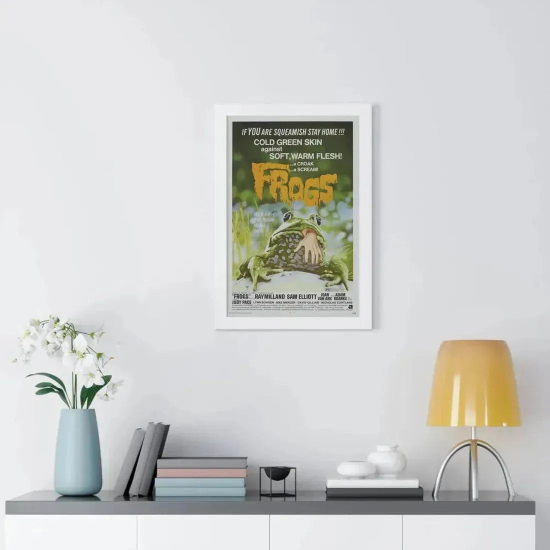 FROGS (2) 1972 - Framed Movie Poster - The Sticker Space