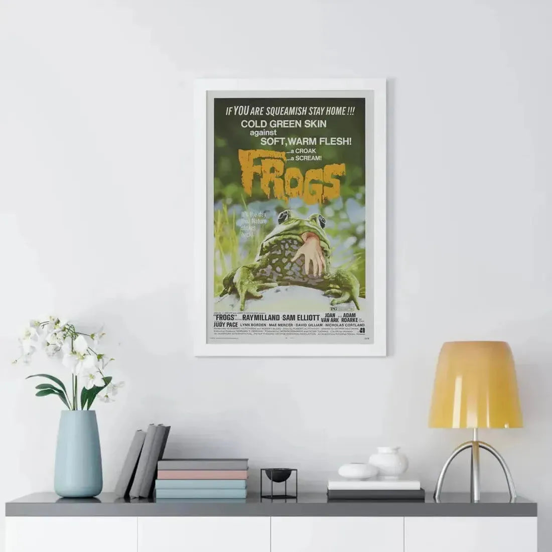 FROGS (2) 1972 - Framed Movie Poster - The Sticker Space