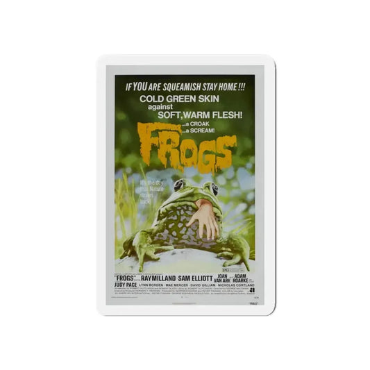 FROGS (2) 1972 Movie Poster - Refrigerator Magnet 6 Inch - The Sticker Space