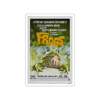 FROGS (2) 1972 Movie Poster STICKER Vinyl Die-Cut Decal-5 Inch-The Sticker Space