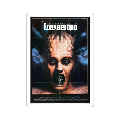FROM BEYOND 1986 Movie Poster - STICKER Vinyl Kiss-Cut Decal 6 Inch White - The Sticker Space