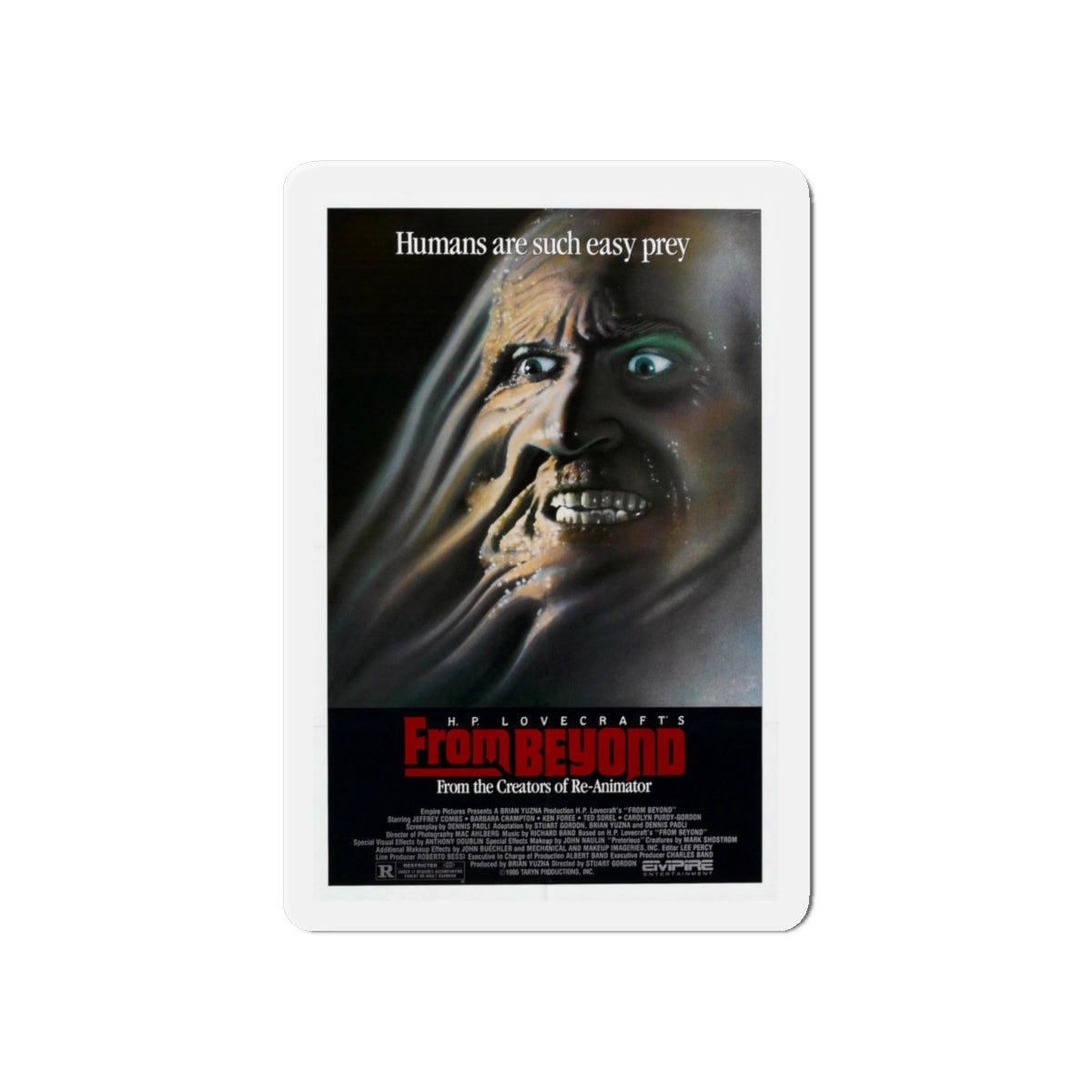 FROM BEYOND (2) 1986 Movie Poster - Die-Cut Magnet-6 × 6"-The Sticker Space