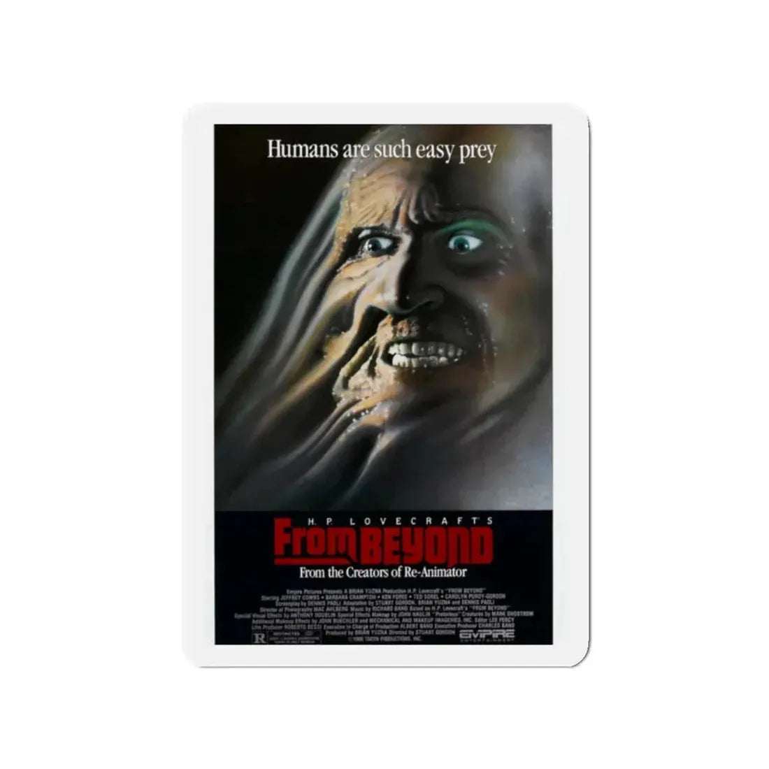 FROM BEYOND (2) 1986 Movie Poster - Refrigerator Magnet 2 Inch - The Sticker Space