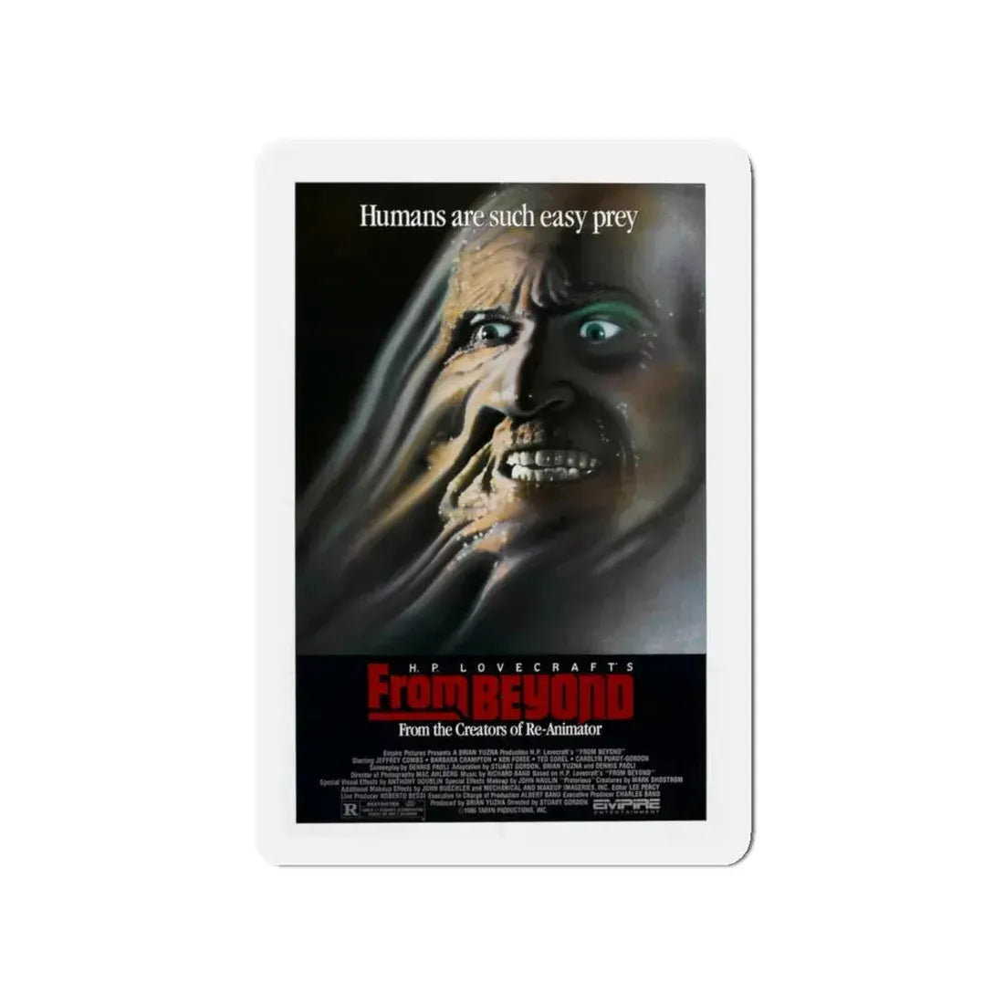 FROM BEYOND (2) 1986 Movie Poster - Refrigerator Magnet 4 Inch - The Sticker Space