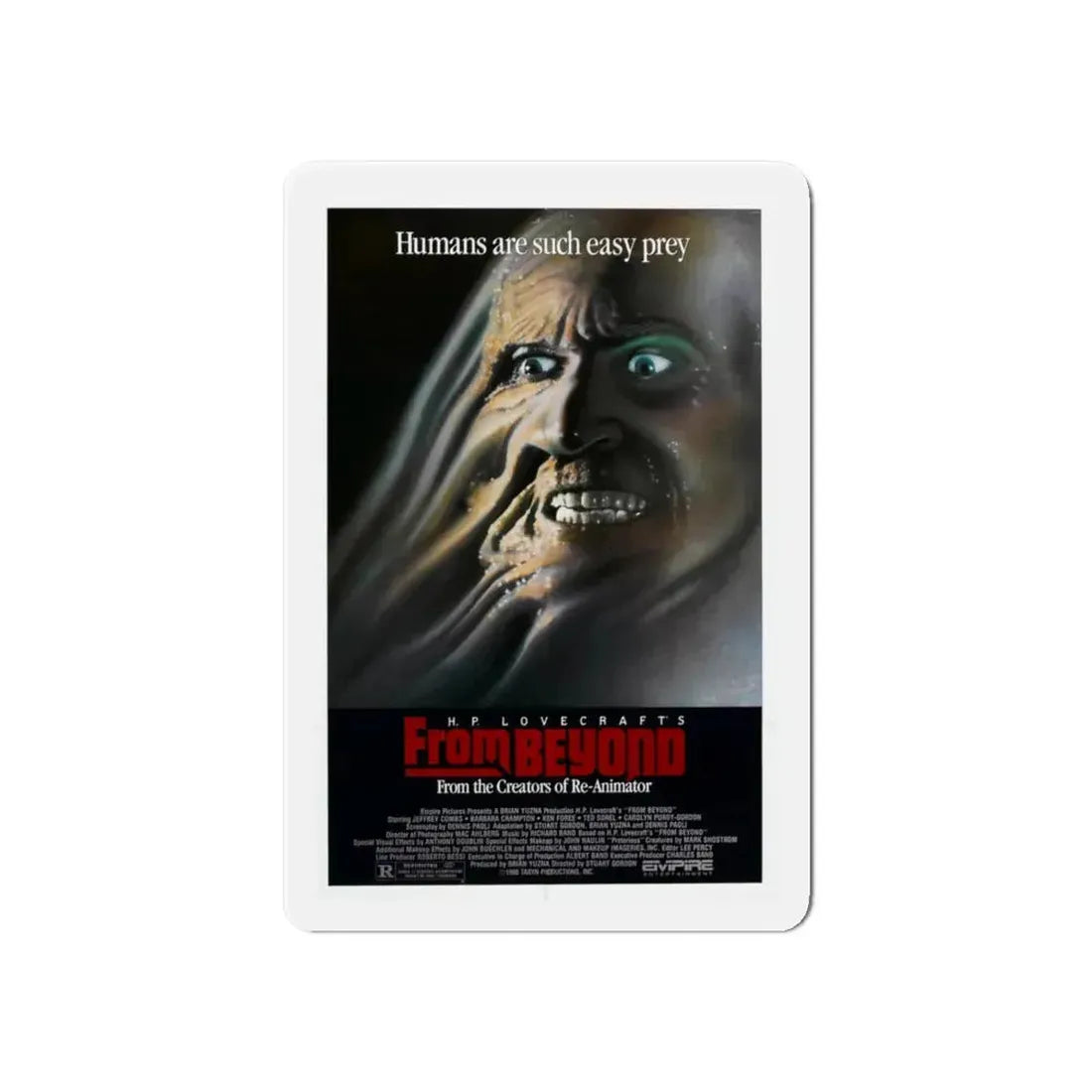 FROM BEYOND (2) 1986 Movie Poster - Refrigerator Magnet 6 Inch - The Sticker Space