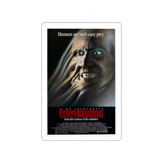 FROM BEYOND (2) 1986 Movie Poster STICKER Vinyl Die-Cut Decal-2 Inch-The Sticker Space