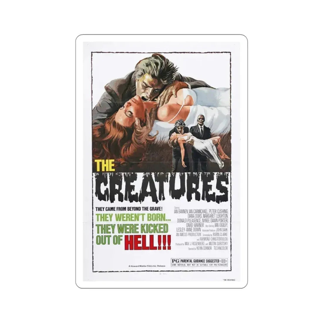 From Beyond the Grave 1973 2 Movie Poster STICKER Vinyl Die-Cut Decal 4 Inch - The Sticker Space