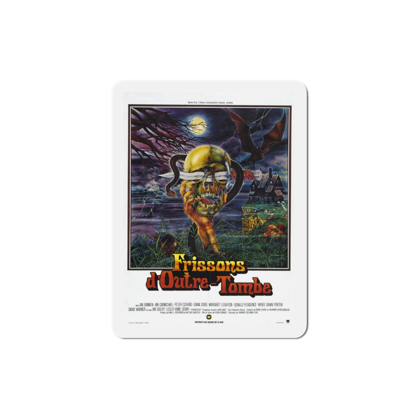 From Beyond the Grave 1973 3 Movie Poster Die-Cut Magnet-3 Inch-The Sticker Space