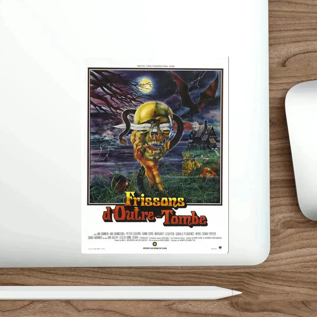 From Beyond the Grave 1973 3 Movie Poster STICKER Vinyl Die-Cut Decal - The Sticker Space