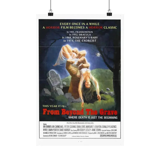 FROM BEYOND THE GRAVE (2) 1974 - Paper Movie Poster 12″ x 18″ Matte - The Sticker Space