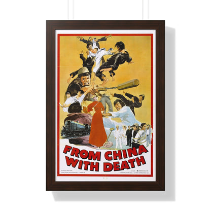 FROM CHINA WITH DEATH 1974 - Framed Movie Poster-16″ x 24″-The Sticker Space