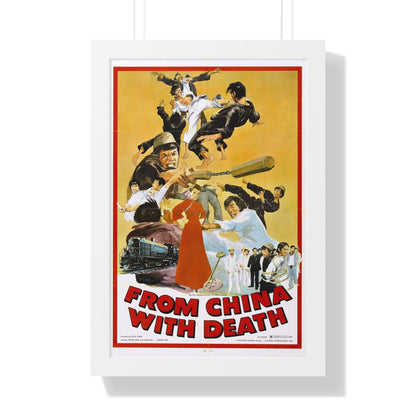 FROM CHINA WITH DEATH 1974 - Framed Movie Poster-16″ x 24″-The Sticker Space