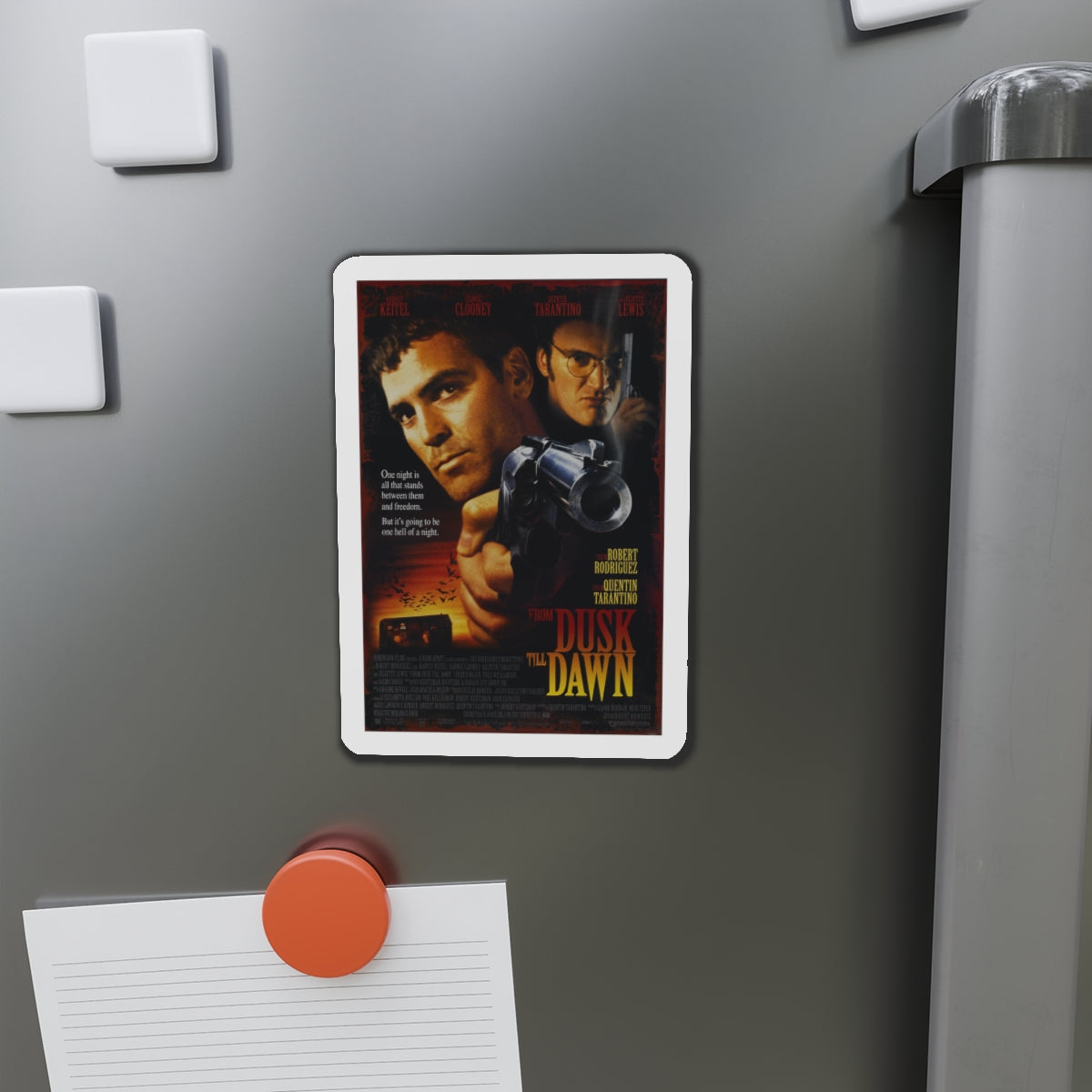 FROM DUSK TILL DAWN 1996 Movie Poster - Die-Cut Magnet-The Sticker Space